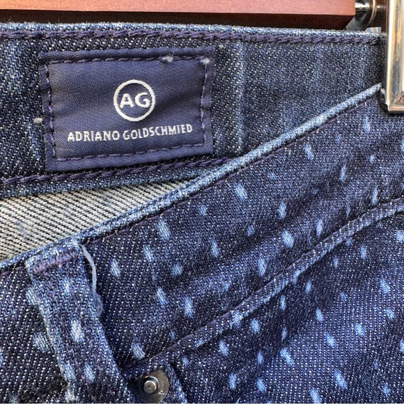 AG The Stevie Ankle Slim Straight Ankle Dot Size 30 - Picture 6 of 9